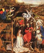 Robert Campin The Nativity Spain oil painting artist